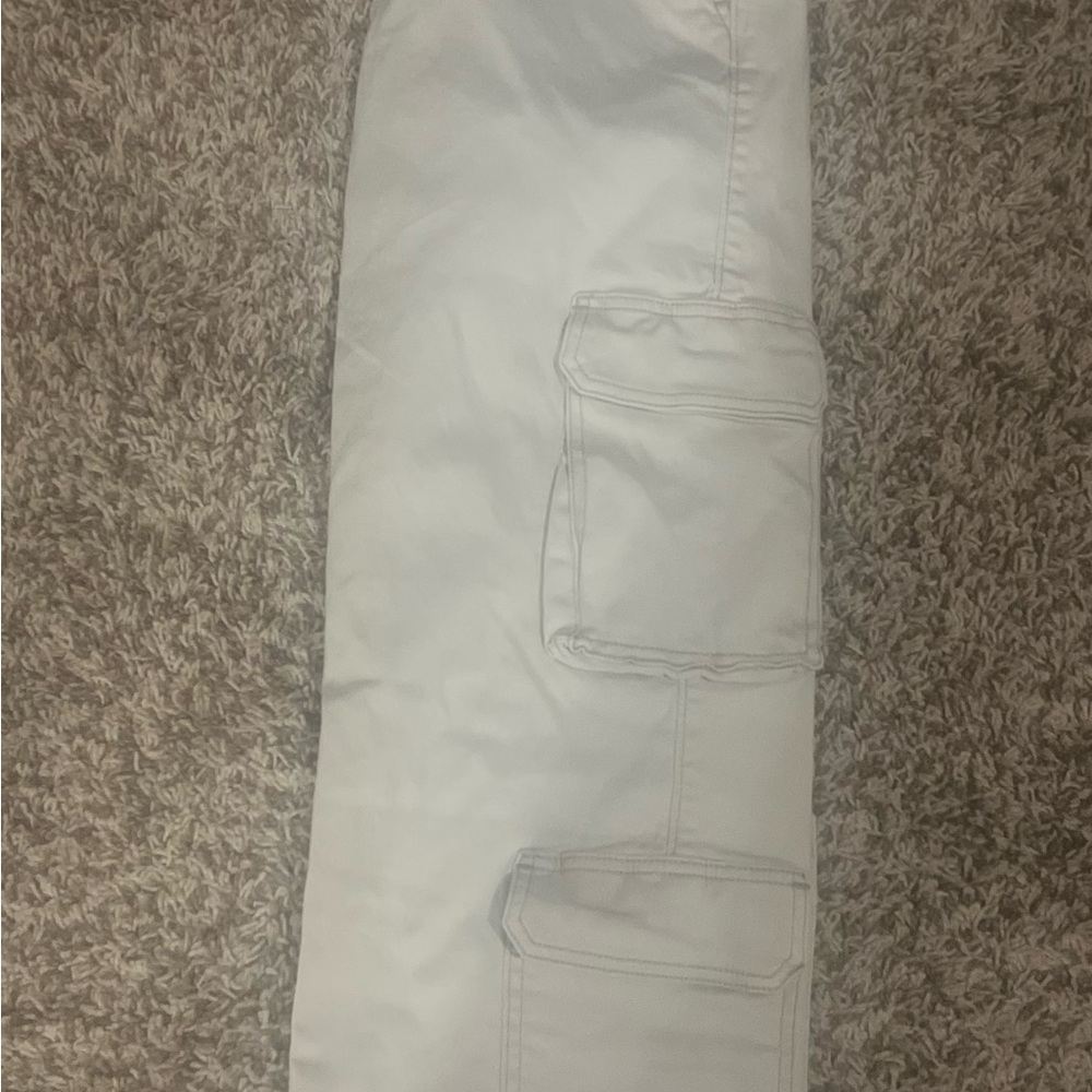 Hollister High-Rise Baggy Pants in khaki